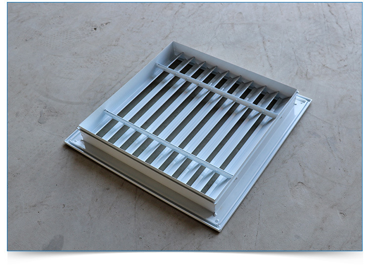 直销铝合金自垂百叶风口 新风系统单层排风出风口 百叶回风送风口