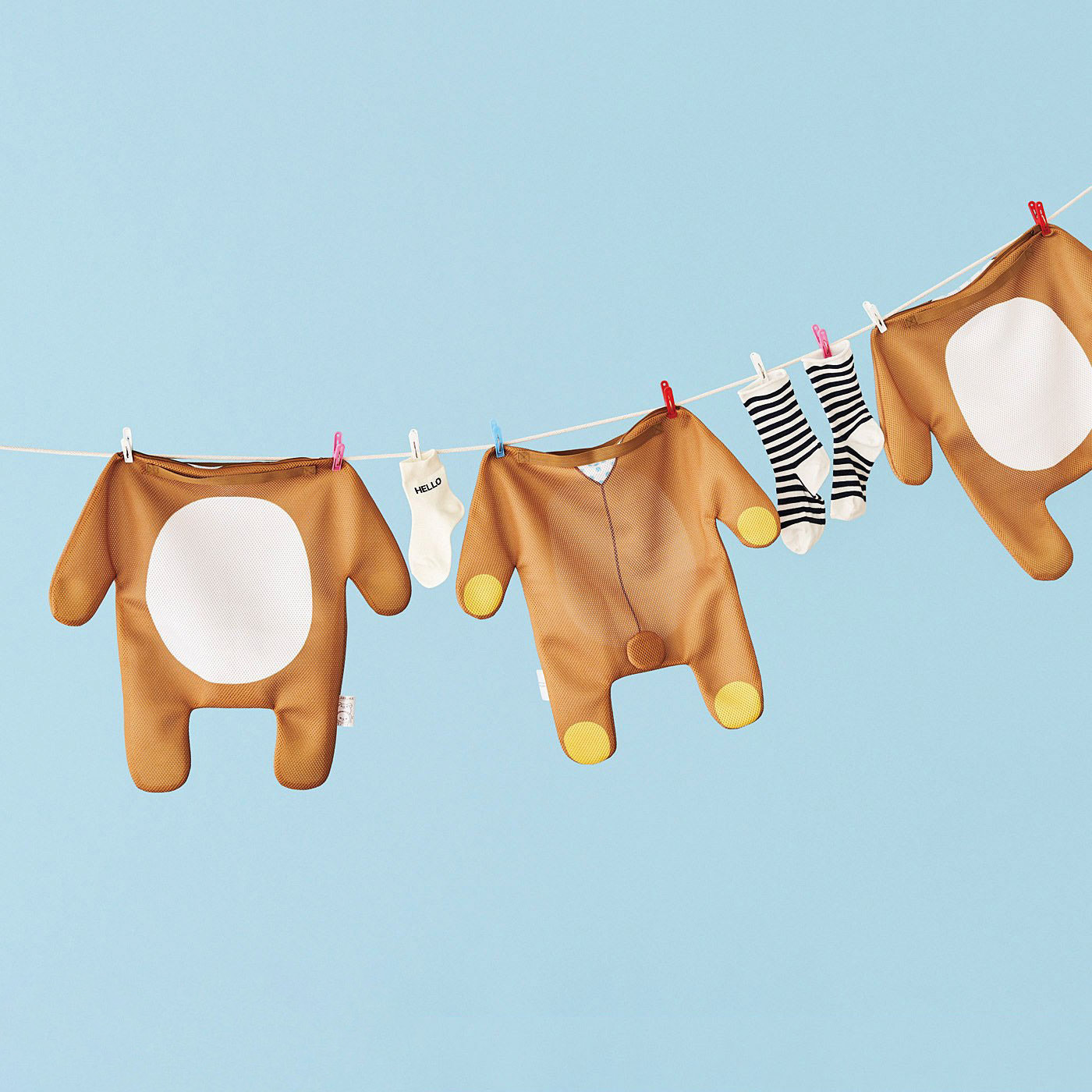 卡通熊身体款家用洗衣网身体造型洗衣袋防变形内衣护洗衣机专用袋