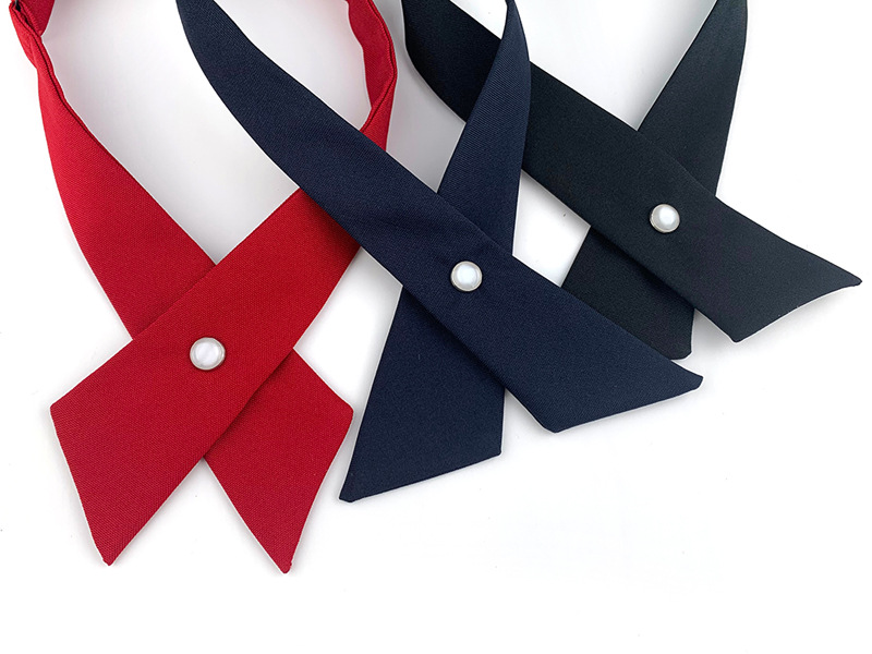 学生jk制服工作服领结韩版英伦男女十字交叉结日韩风领花
