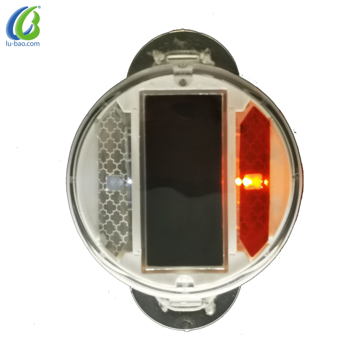 高亮度的太阳能led反光智能道钉 嵌入式道钉 智慧人行道指示道钉