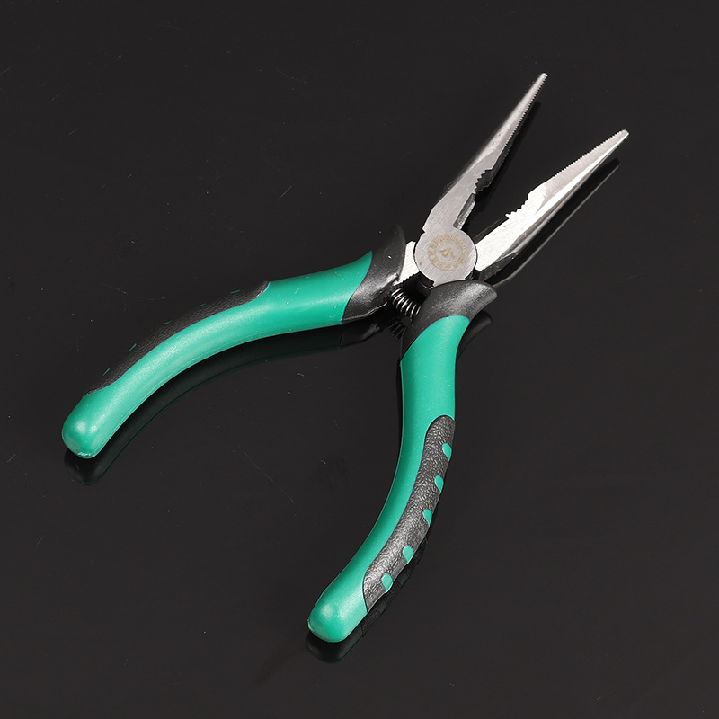 金小样工具8寸6寸手动平口尖嘴斜嘴钳 45#钢老虎钳钢丝钳