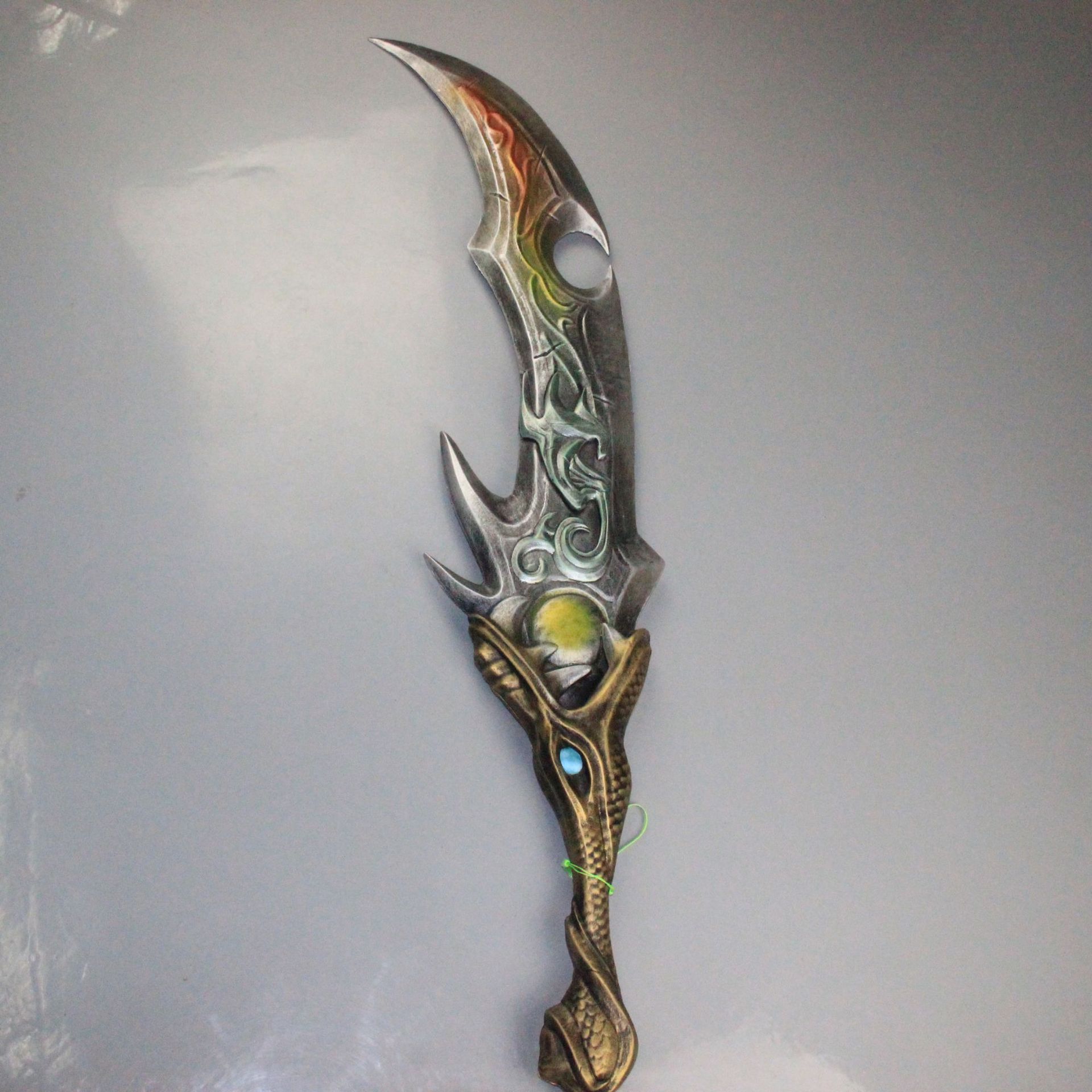 影视道具烽烟三国关平大刀pu高仿刀剑兵器角色扮演