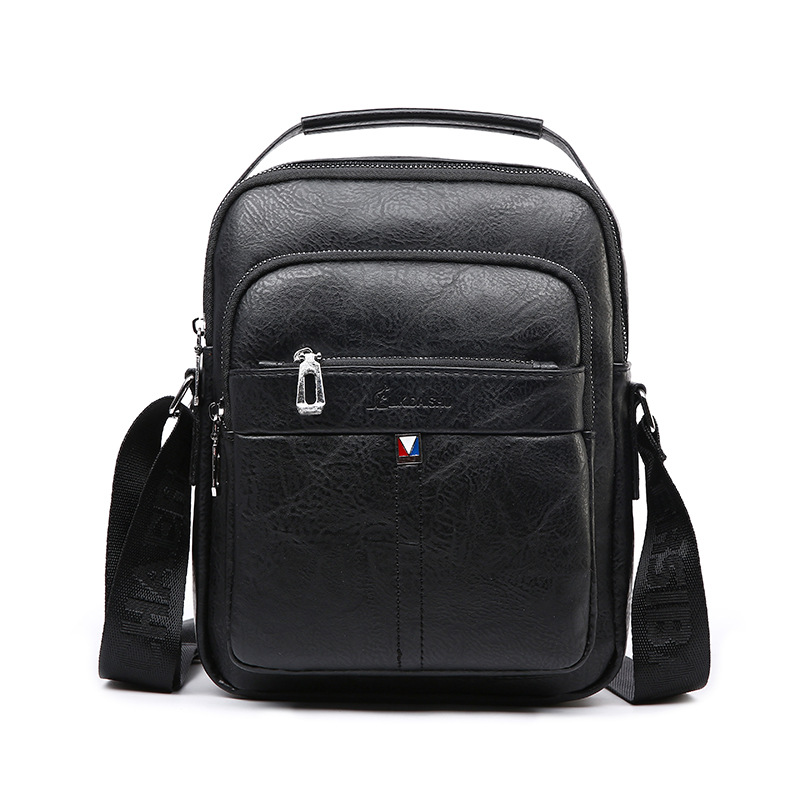 Men's Shoulder Bag Fashion Youth Multi-Functional Messenger Bag Men's Korean-Style Casual Portable Briefcase