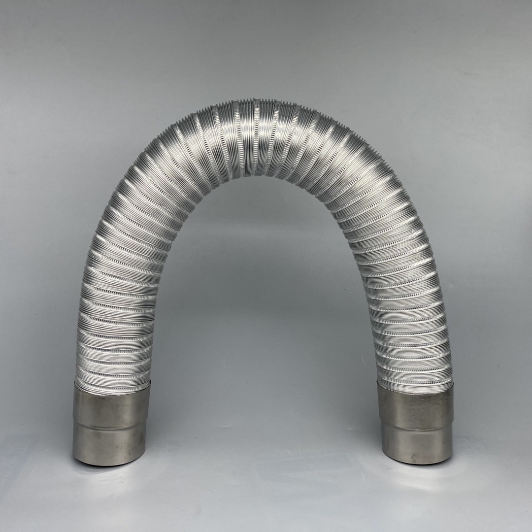 燃气热水器不锈钢排烟管延长铝箔伸缩烟管加长排气管60mm延长烟管