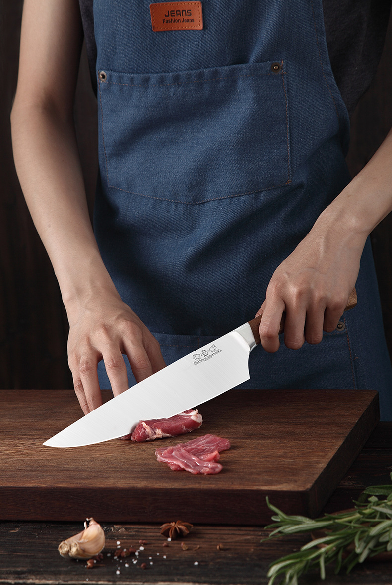 法国赛巴迪厨师刀厨房家用菜刀多用刀料理刀蔬菜刀德国进口不锈钢