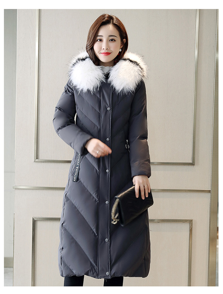 棉衣/棉服年冬季舒适长袖女长款加厚保暖时尚简约百搭