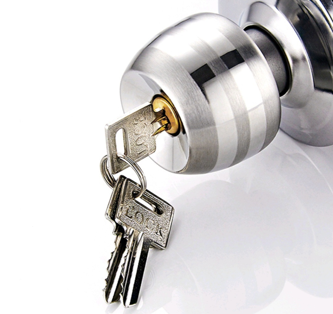 飞球牌 fq-dl5831ps/s 球形锁室内不锈钢门锁双锁舌锁