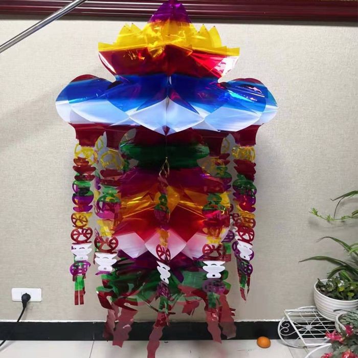 厂家直销殡葬用清明吊清明灯笼清明飘清明幡清明拉花祭祖上坟挂青