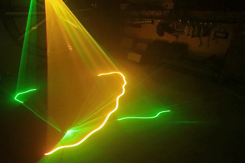 舞台灯光四头五色激光ktv包房酒吧蹦迪声控全彩光束镭射演出舞台