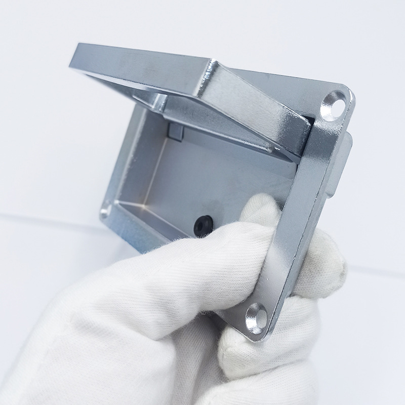 简易安装pl002-2抽屉暗拉手工具箱 提手锂电子箱体侧拉手折叠把手