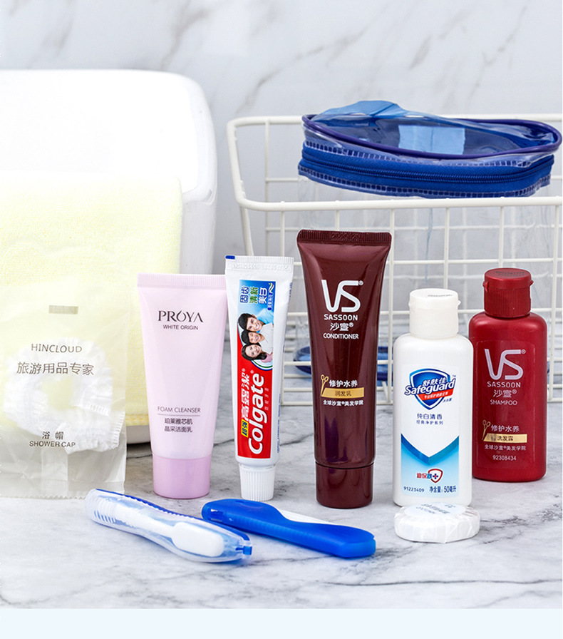 旅行装洗护套装便携洗漱用品洗发水沐浴露小样出差旅游化妆洗漱包
