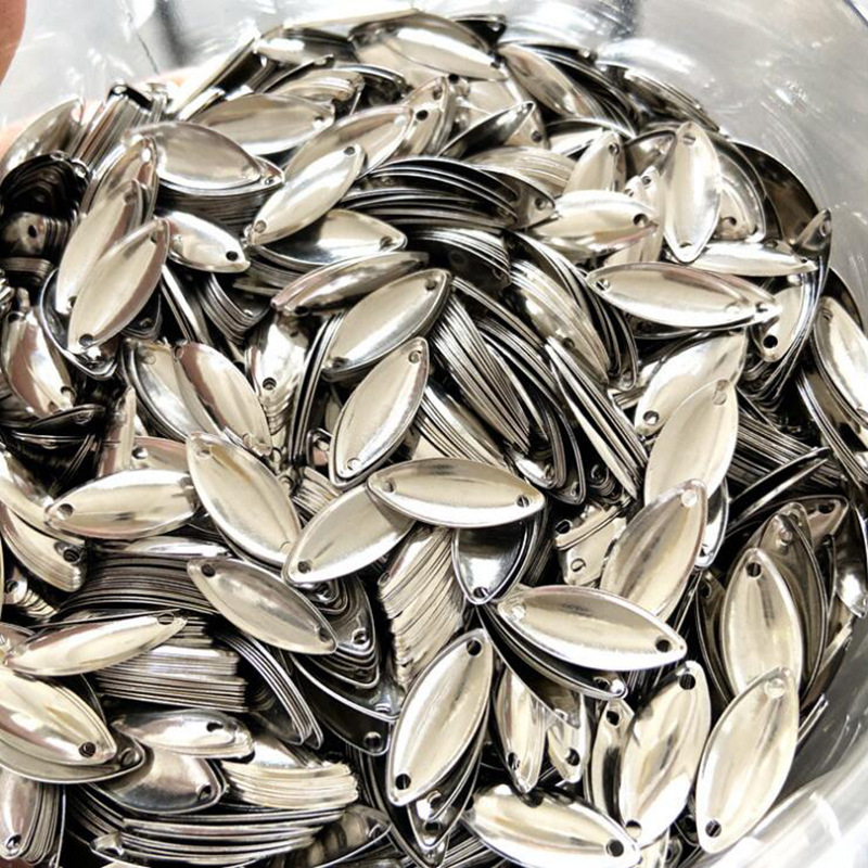 路亚微物瓜子亮片纯铜电镀路亚白条马口翘嘴假饵拟饵