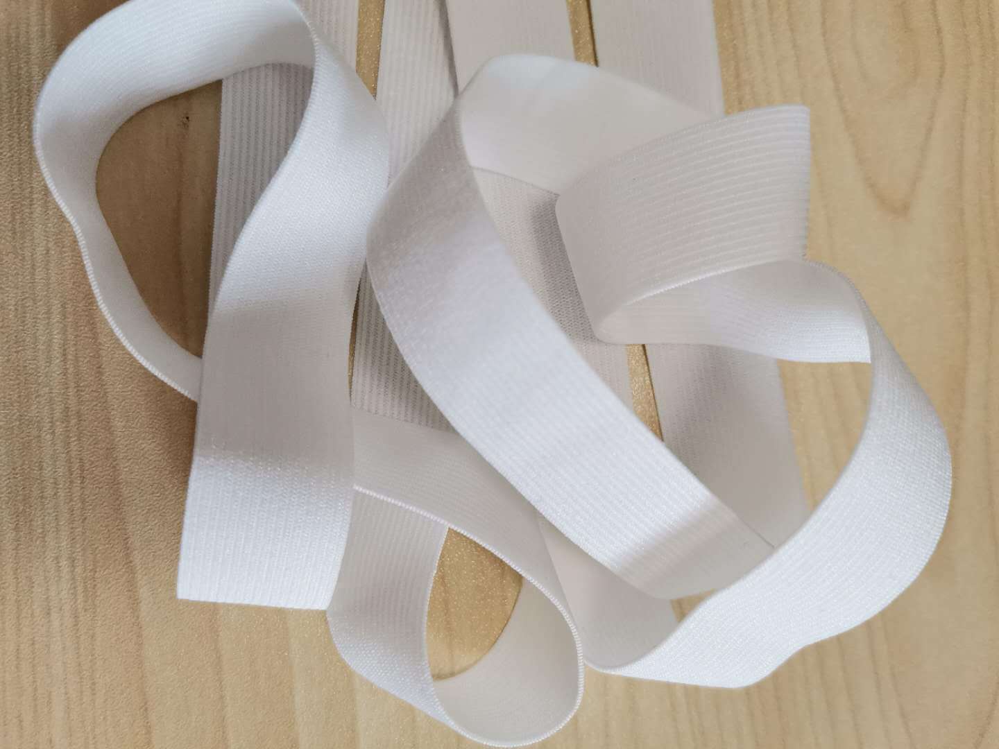 鸿乐兴白色氨纶口罩耳带挂绳0.6 1.5 2cm防护面罩护目镜松紧带