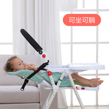 婴儿宝宝餐椅简单款家用防摔可坐可躺餐椅儿童餐车餐椅多功能