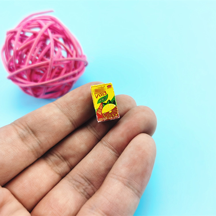 过家家饮料玩具手工纸模迷你微缩食玩超市牛奶摆件厂家批发