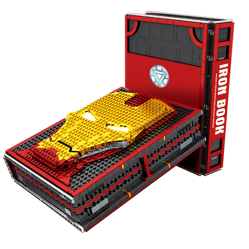 s牌sy1361复仇大电影系列钢铁战士纪念珍藏版积木书益智拼装玩具