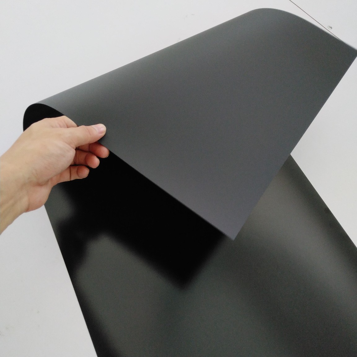 供应黑色磨砂阻燃94-0防火绝缘pc薄膜哑光磨砂0.05-1.5mm