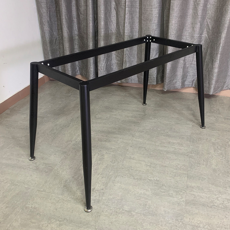 厂家供应 锥管八字餐桌支架 意式岩板 餐厅小户型餐桌 支持定制