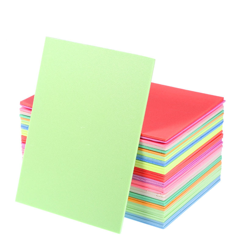 彩色8k吹塑纸a4儿童手工diy吹塑板4k加厚4mm装饰画板版画制作材料