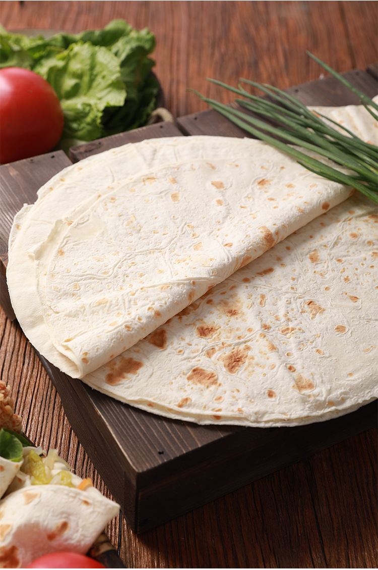 山东单饼徐州烙馍大饼卷饼皮筋饼鸡肉卷早餐面饼春饼薄饼皮