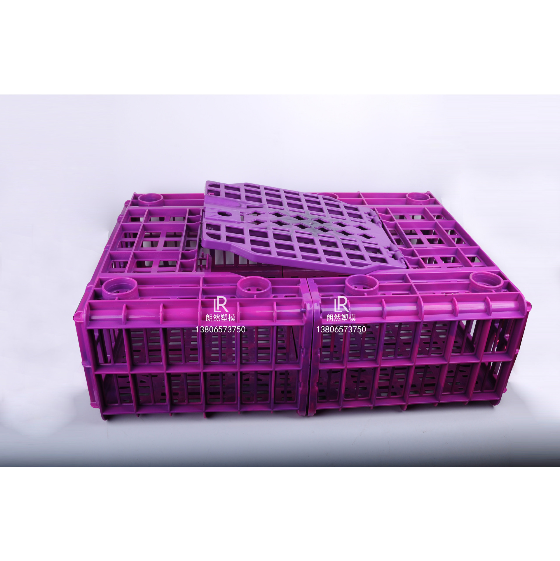 鸡笼周转箱模具 家禽养殖塑料鸡笼模具 成鸡运输鸡笼模具