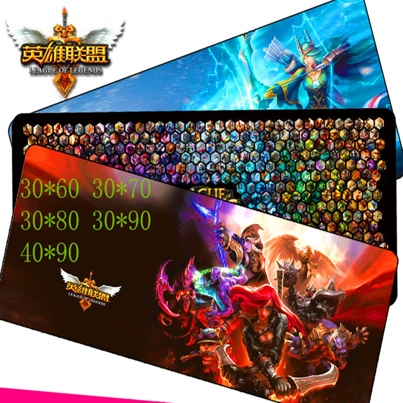 E-Sports Games Mouse Pad Super Thickened Overlock Large E-Sports Table Mat Internet Coffee Game Mat Pad Keyboard Mat Wholesale