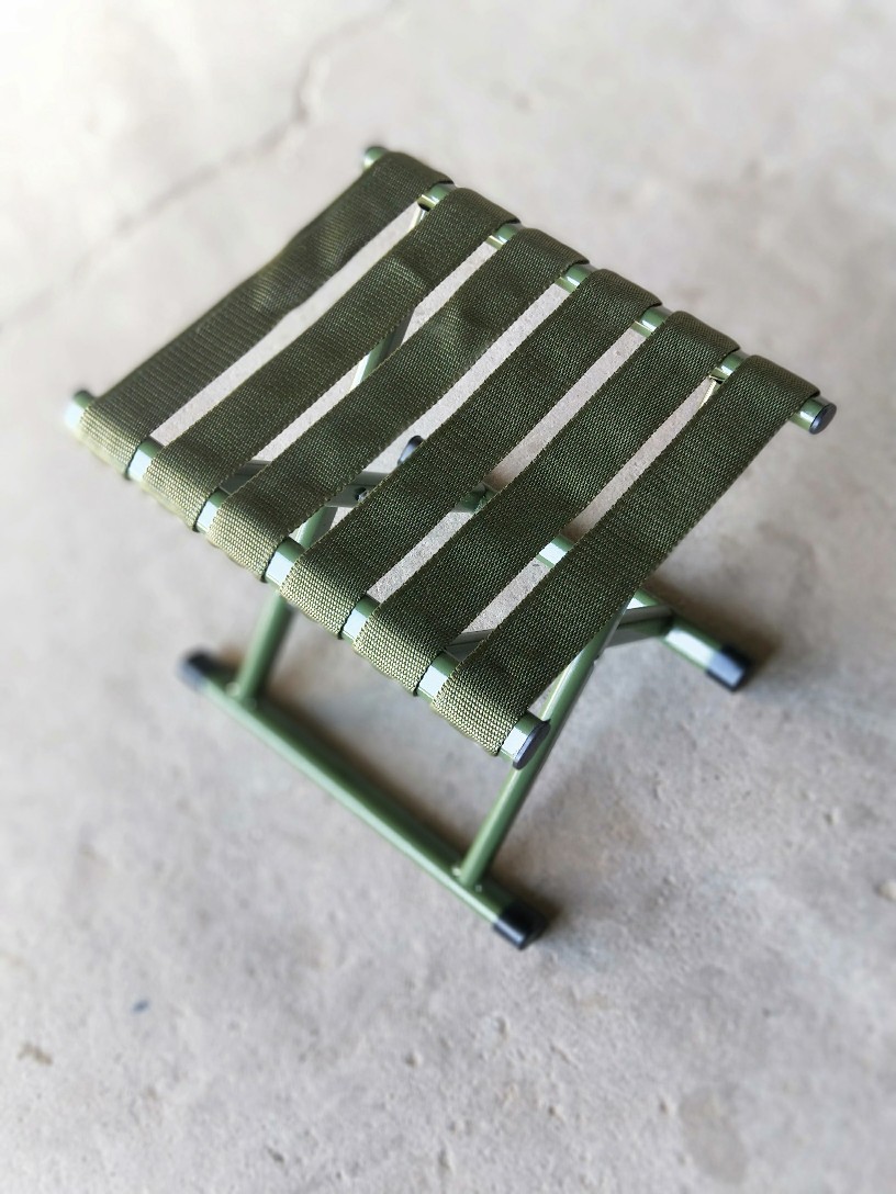 40#圆管军绿折叠凳户外折叠凳钓鱼马扎