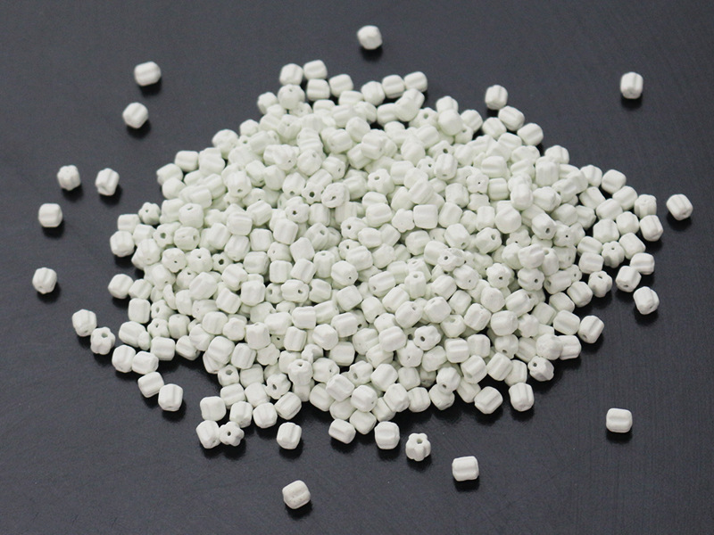 五齿球形催化剂载体/支撑保护用氧化铝基催化剂载体/脱残炭催化剂