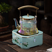 大容量玻璃煮茶器蒸泡茶壶套装家用网红电陶炉全自动煮茶炉花茶壶