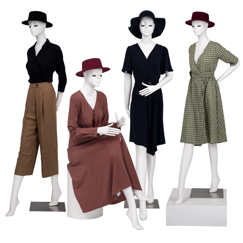 模特道具女全身高档玻璃钢模特服装店假人体模特橱窗婚纱展示架