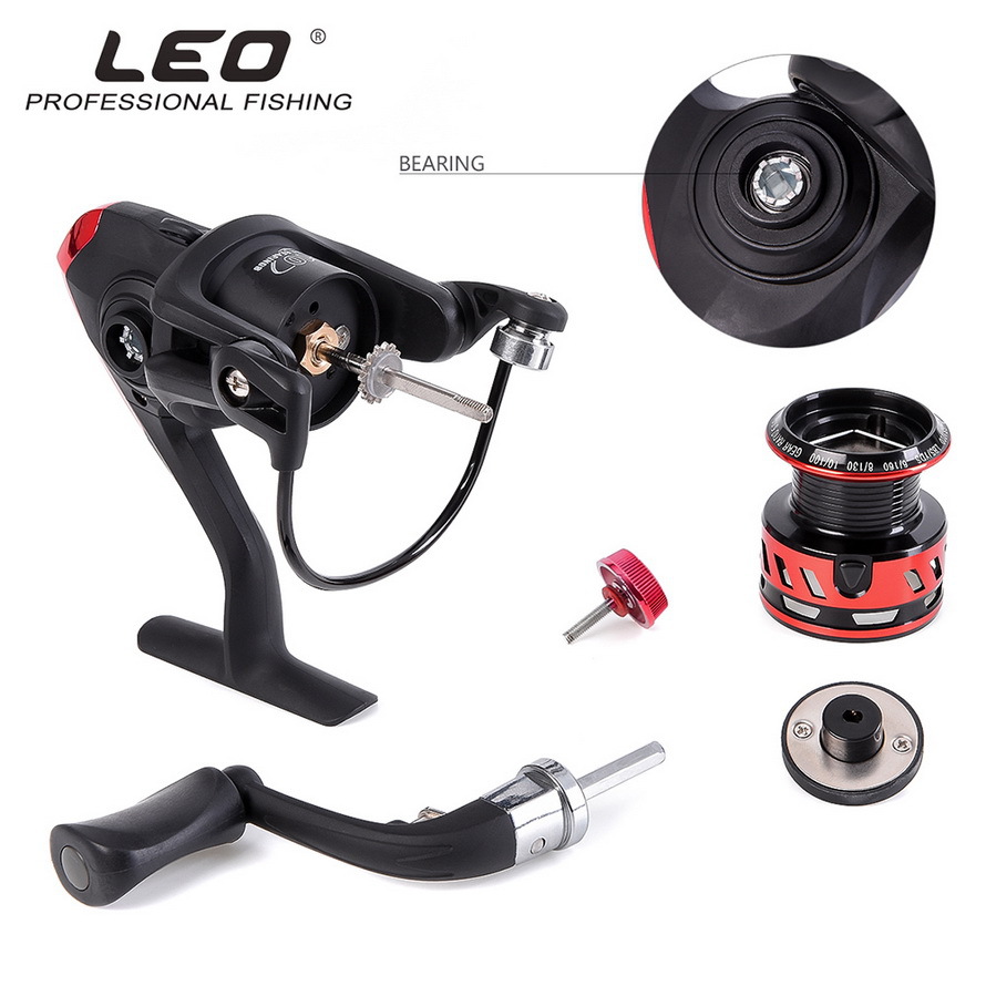 27934 LEO/ LeOU [GS Series Metal Wire Cup Spinning Wheel Type Fishing Wheel] Aluminum alloy rock fishing Lull wheel pic 3