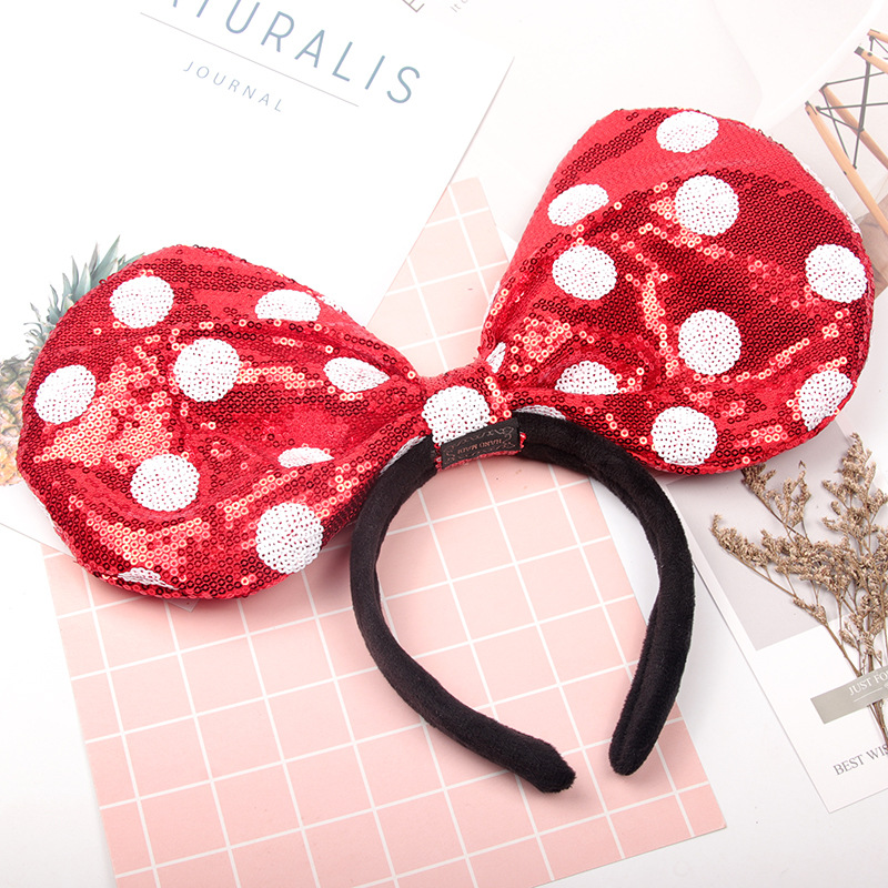 超大款米妮发箍儿童米奇发卡米老鼠头箍女童女生头饰耳朵装扮发饰