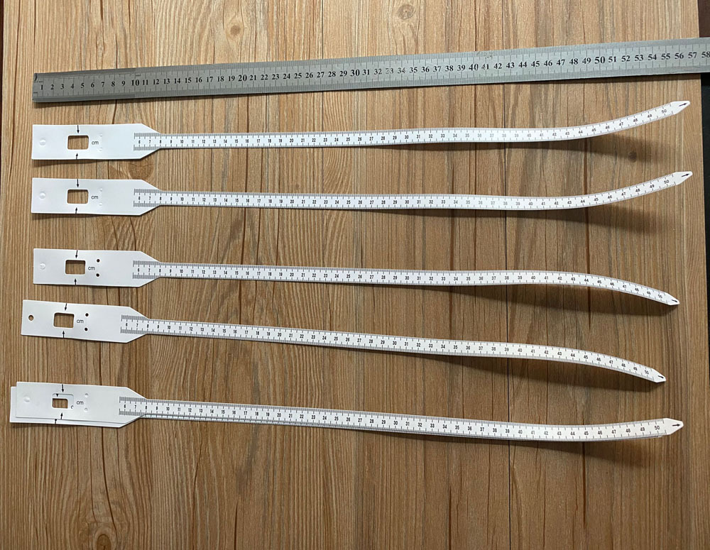 50cm黑白成人医用臂围尺婴幼儿头围测量尺 胳膊彩色卷尺 医药礼品