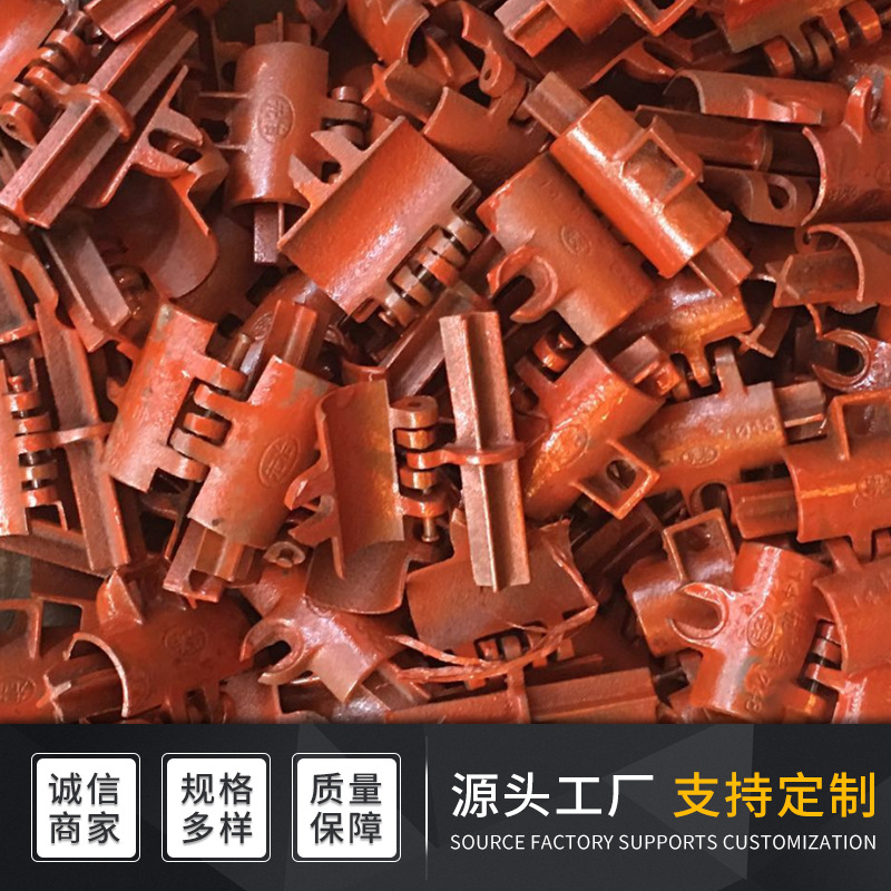 河北扣件厂家供应建筑架管扣件 架子管衔接卡扣件 铸造十字扣件