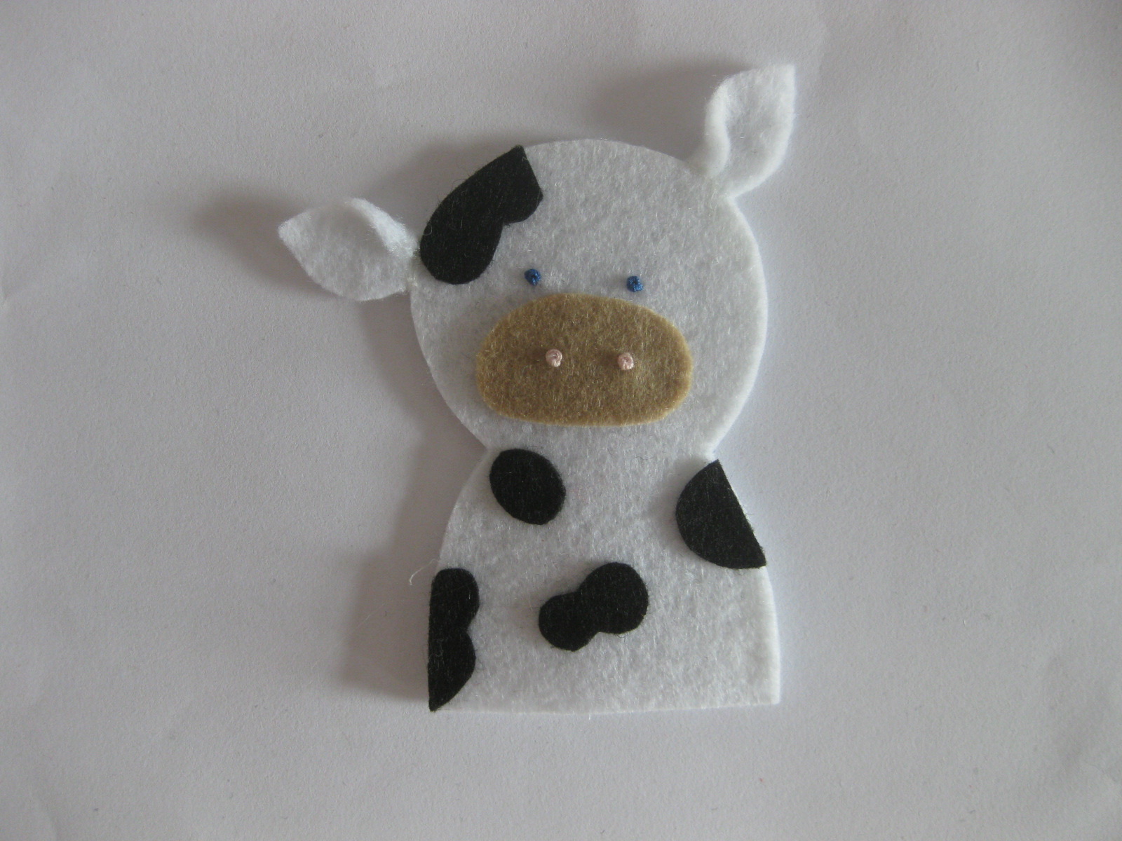 无纺布手指偶 羊毛毡动物 手指偶小猪 小毛驴 小鸡 小羊