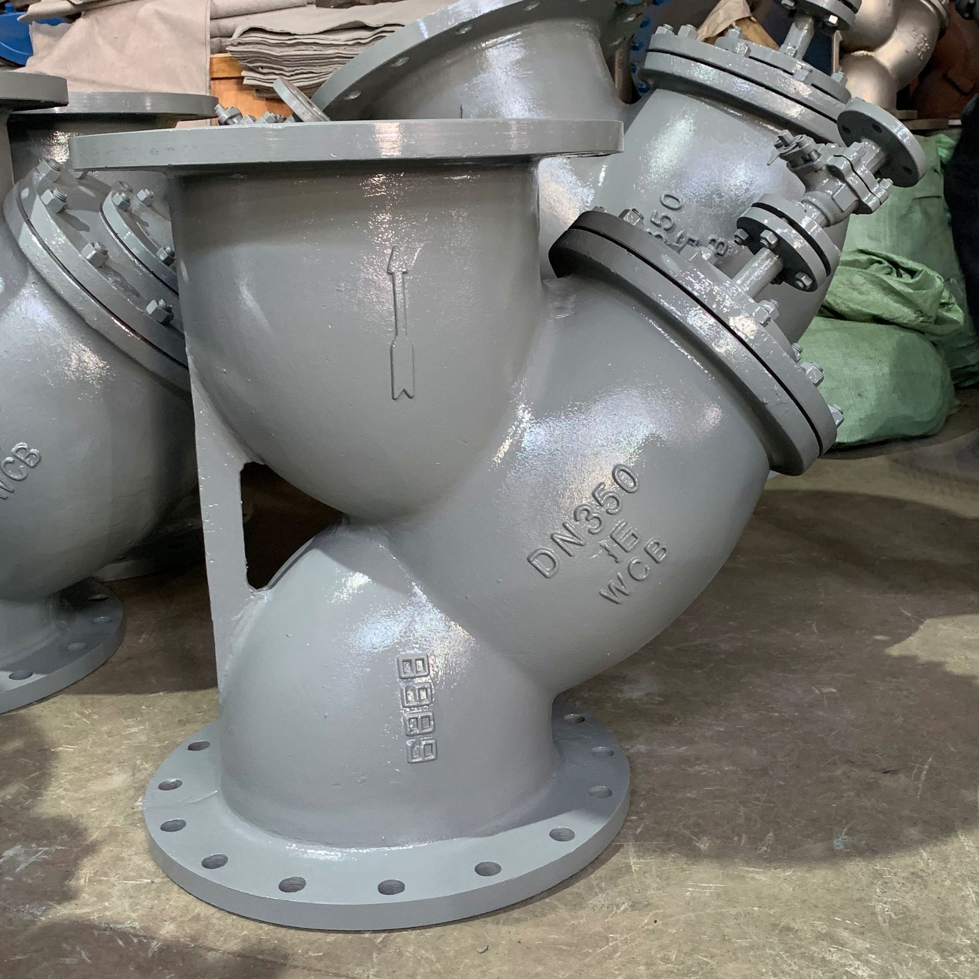 华光 工业铸钢管道过滤桶 直通式法兰过滤器定制 y型过滤器