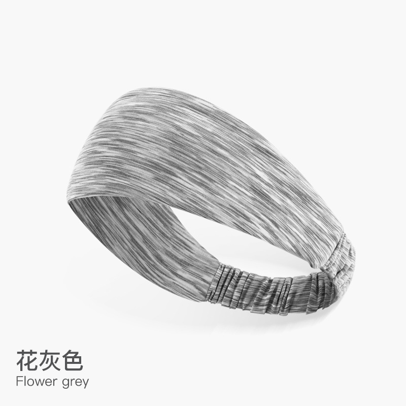 Exercise Hair Band Outdoor Running Fitness Yoga Sweat-Absorbing Hair Band Color Men's Women's Scarf Anti-Sweat Band Xtj35