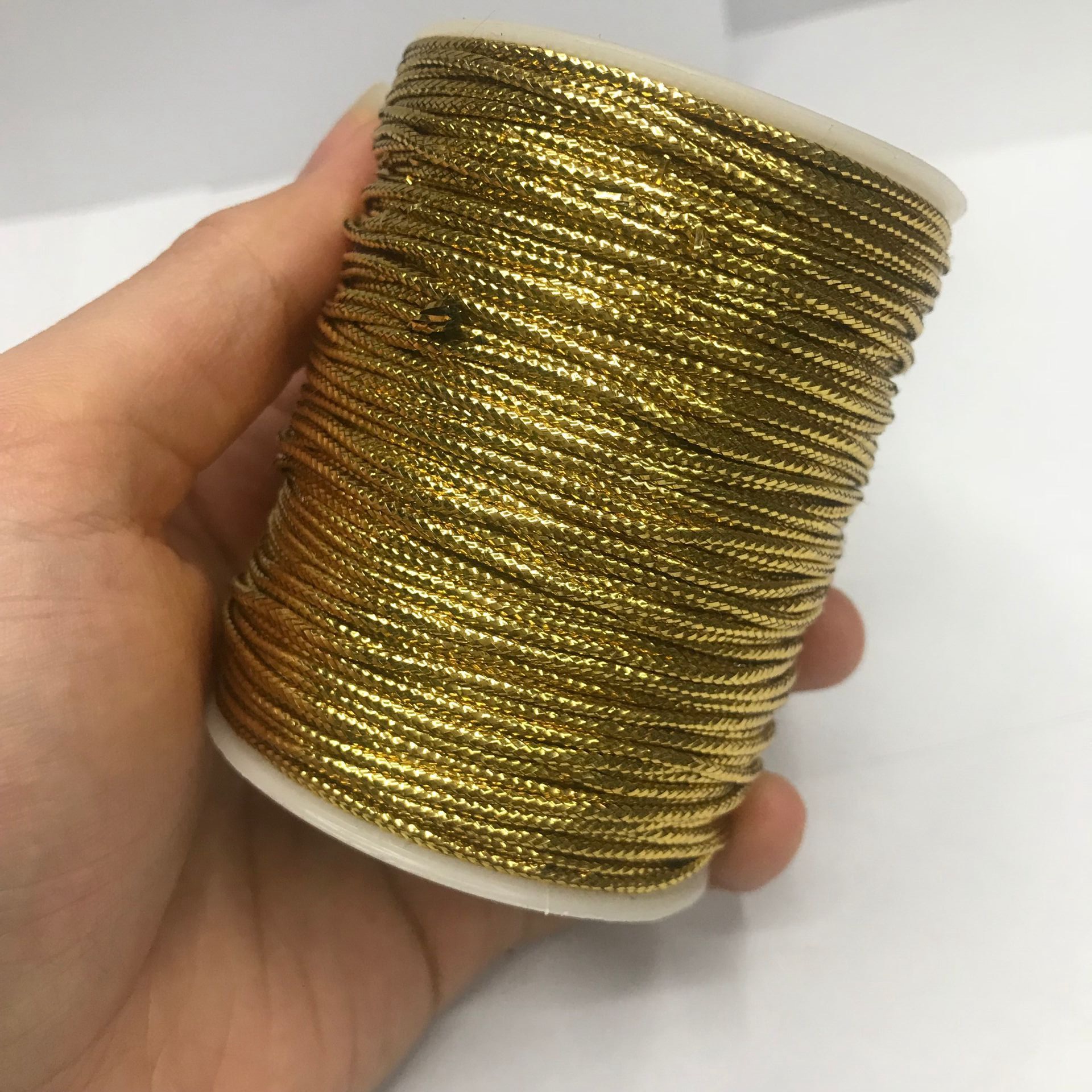 0mm圆无弹力有芯金银线 圆金葱绳金线喜庆礼品包装金丝线吊牌线