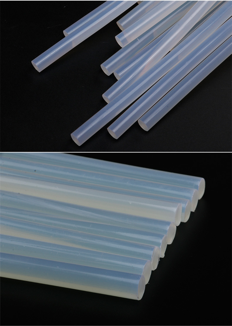 透明胶棒热熔胶条高粘热熔胶11mm热熔胶条eva胶棒玻璃大胶条