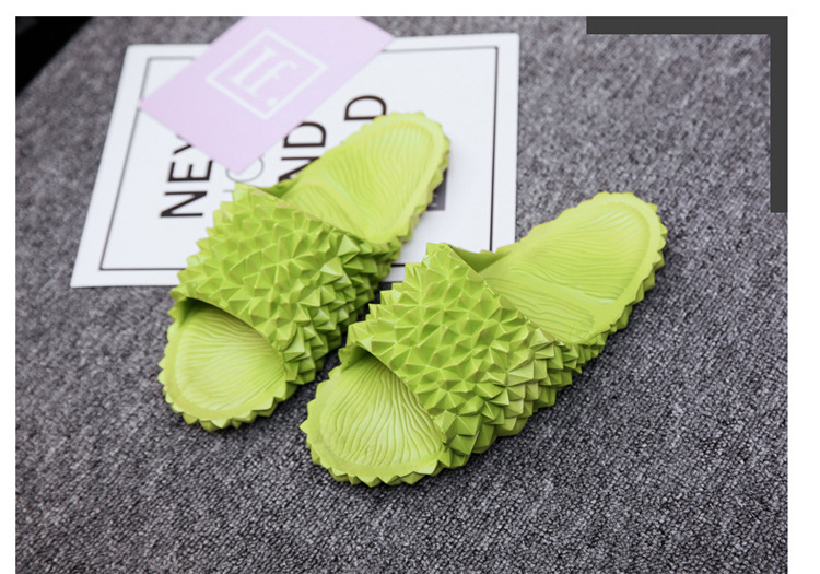 新款潮搭网红榴莲凉拖鞋女沙滩鞋亲子凉拖鞋百搭外穿软底拖鞋女夏