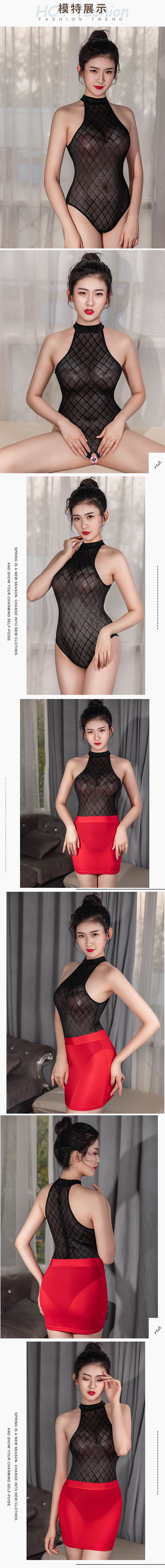 欲之诱惑厂家直销泳衣开裆连体ol秘书角色扮演油亮包臀情趣内衣