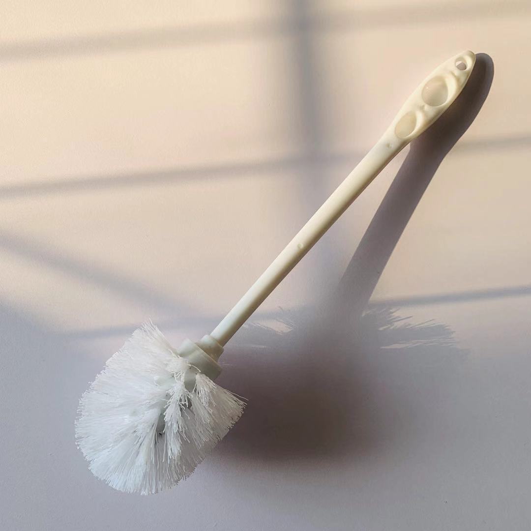 卫生间清洁刷 洁厕刷 塑料马桶刷扁头厕所刷 浴室硬毛去污清洁刷