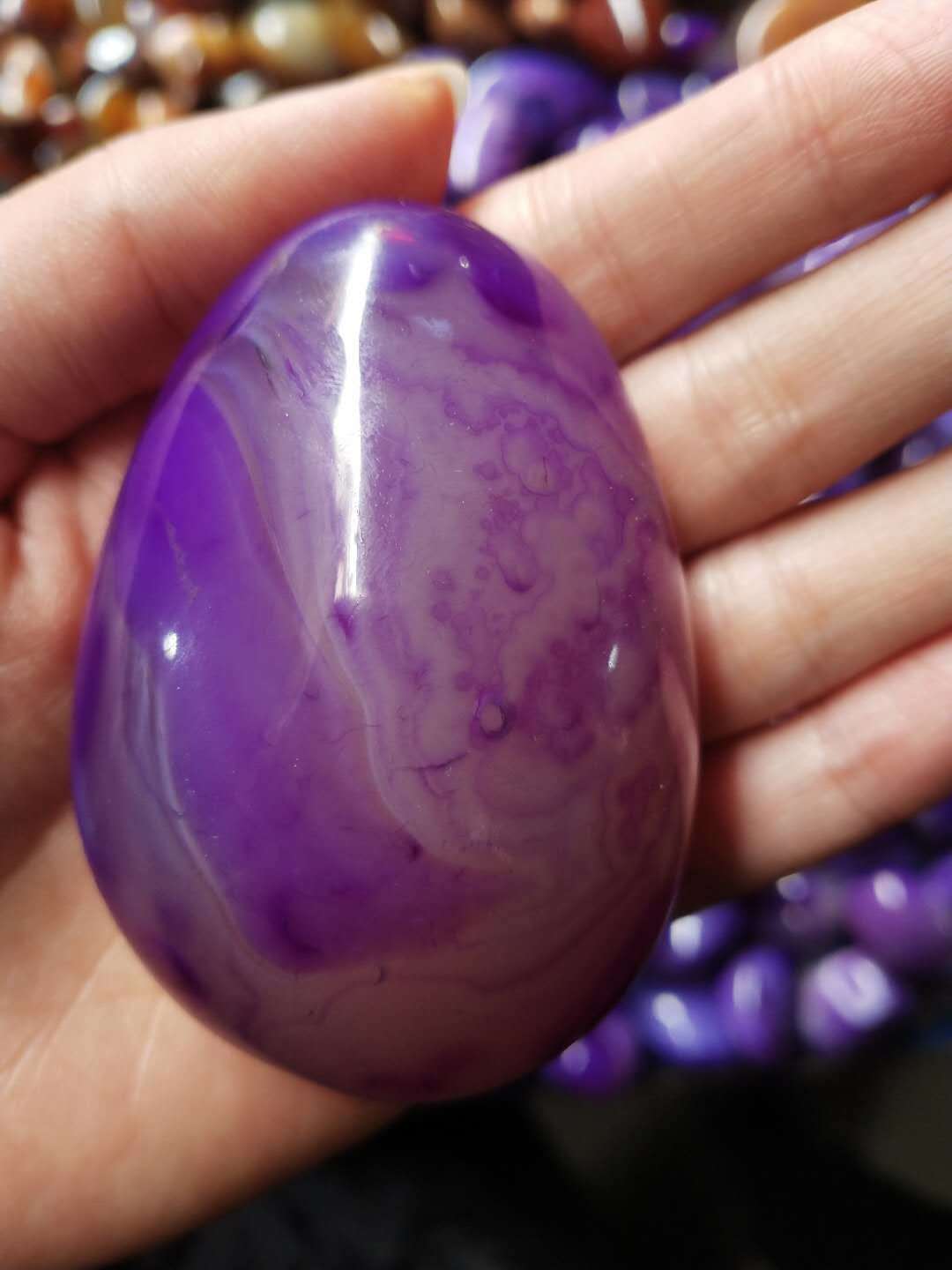 玛瑙缠丝玛瑙原石手把件玉石玉髓红玛瑙手玩把玩石文玩男女款把件