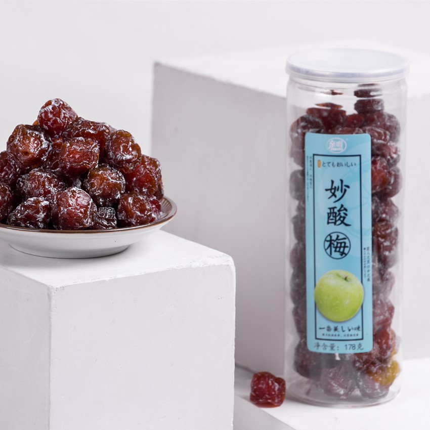 亲喔果脯蜜饯罐装梅子类零食酸话梅干杨梅干休闲小零食孕妇老婆梅