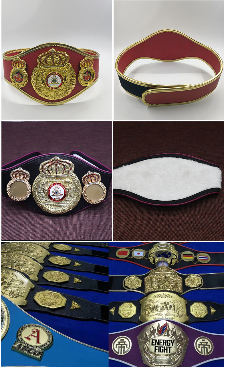 拳击比赛金腰带制作 订做拳王金腰带 wbawbc wbo金腰带有现货