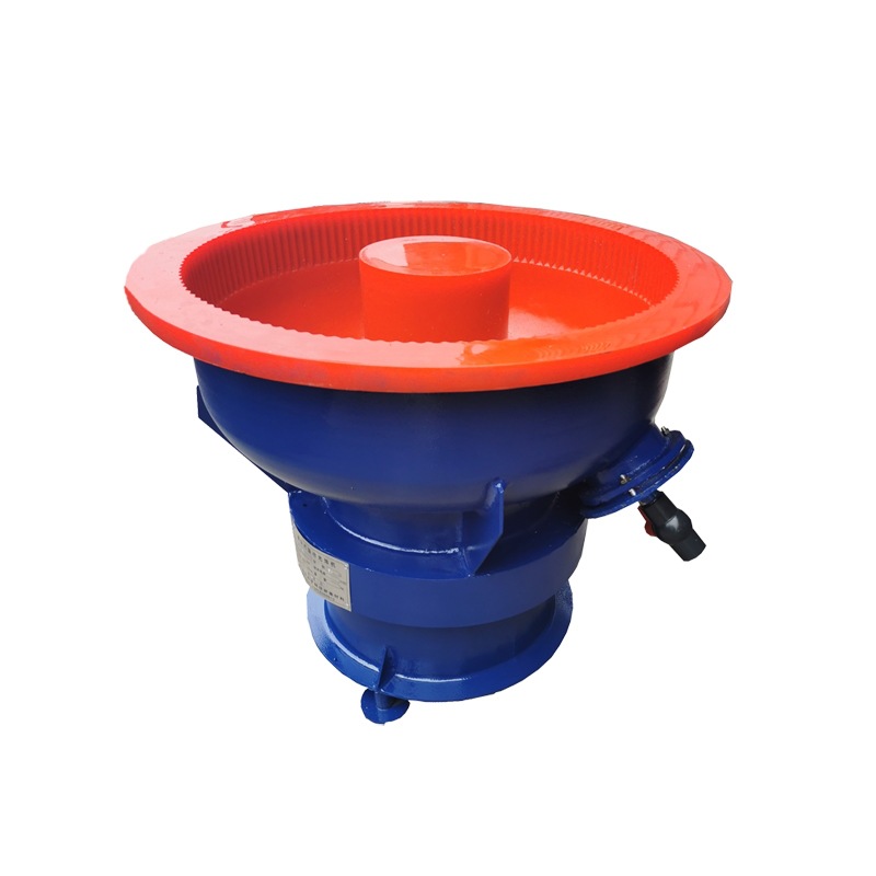 震动抛光机振动研磨机螺旋光饰机小型震桶金属去毛刺机30l60l80l