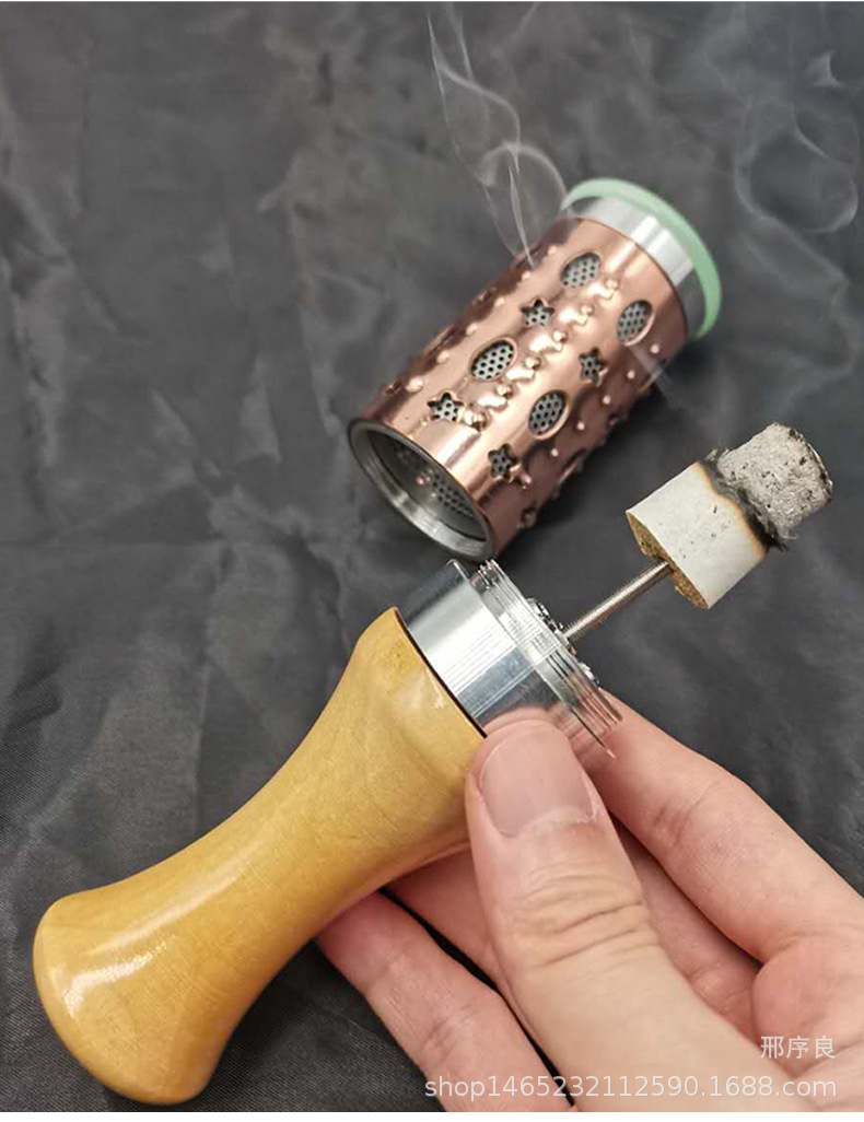 玉灸棒玉磁能量艾灸棒温灸器玉石艾灸棒新款磁疗旋转艾灸棒