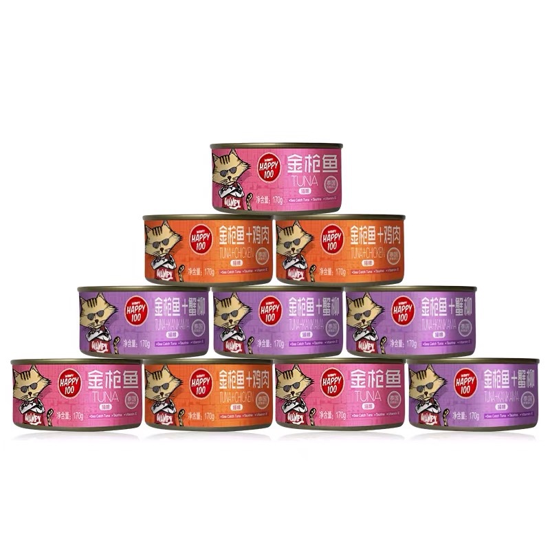 wanpy零食猫猫咪猫顽皮罐头湿粮湿粮妙鲜封包170g成幼猫通用