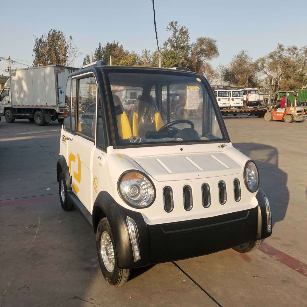 新能源全封闭式成人电动四轮车 家用客运小客车 老年代步电动车