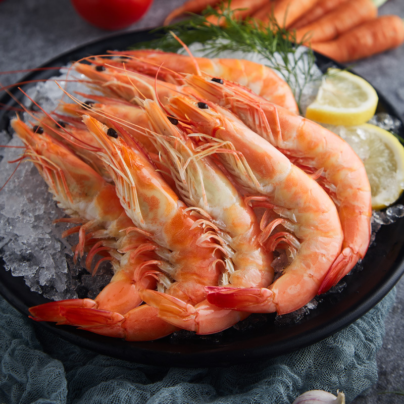 泰国香虾熟虾熟白虾熟对虾白灼虾熟南美白虾卤水红虾生鲜海鲜冻品